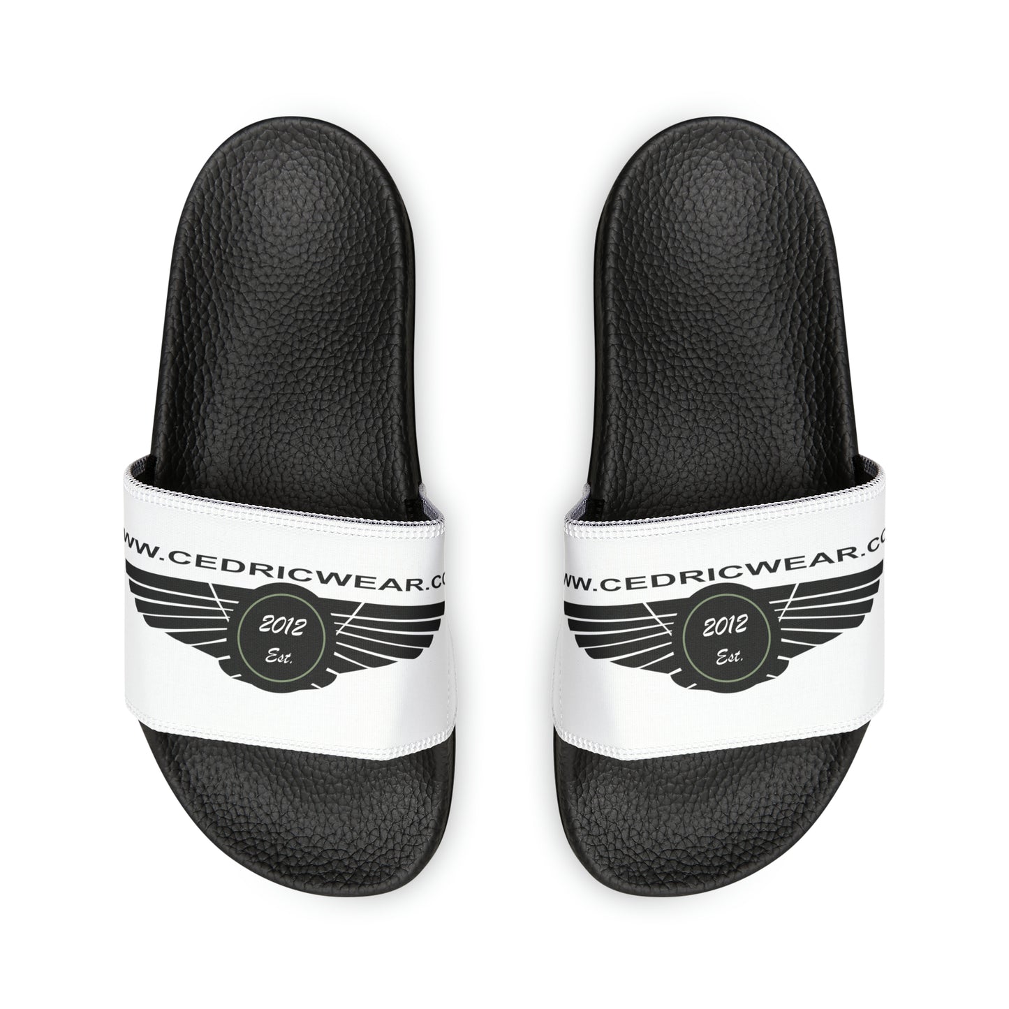 (Kids)Youth PU Slide Sandals - by Cedric Wear London
