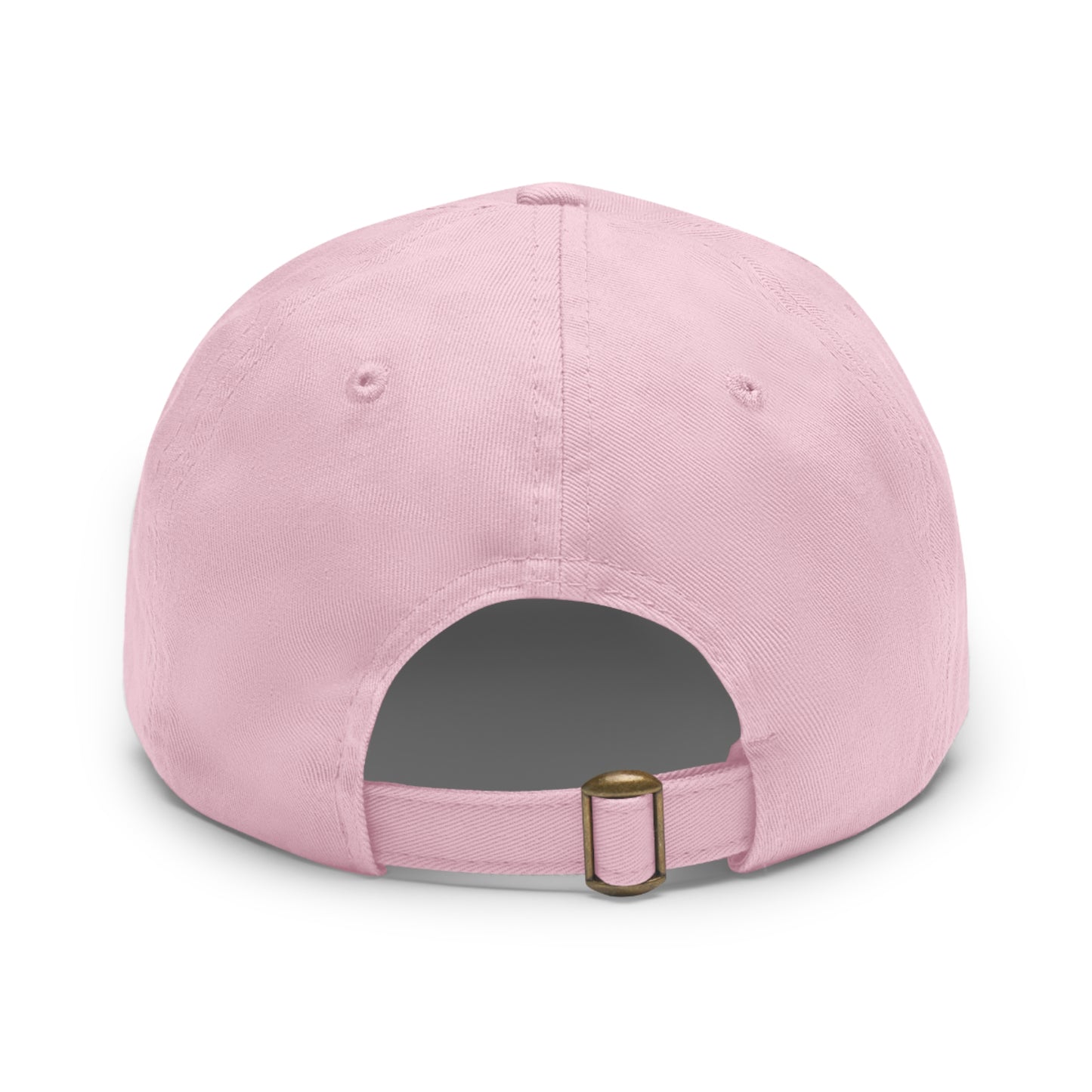 Dad Hat with Leather Patch (Rectangle) by Cedric Wear London