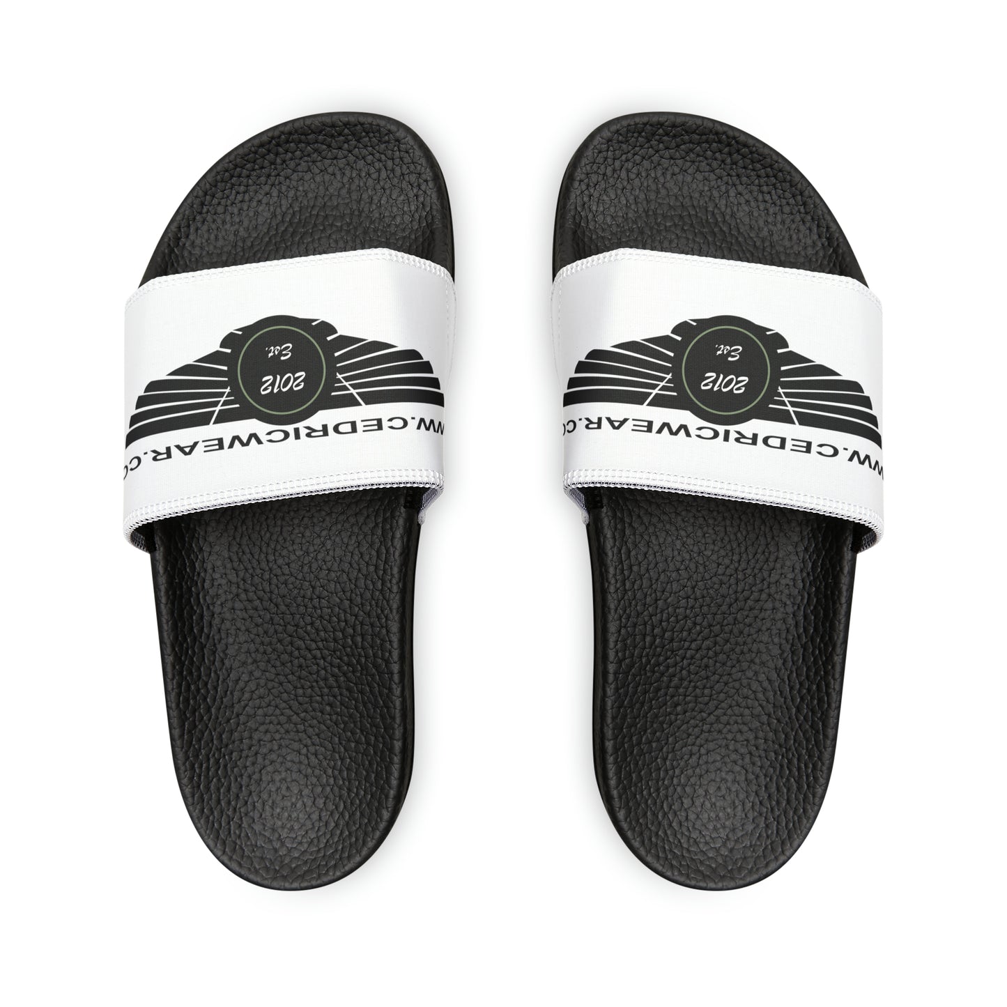 (Kids)Youth PU Slide Sandals - by Cedric Wear London
