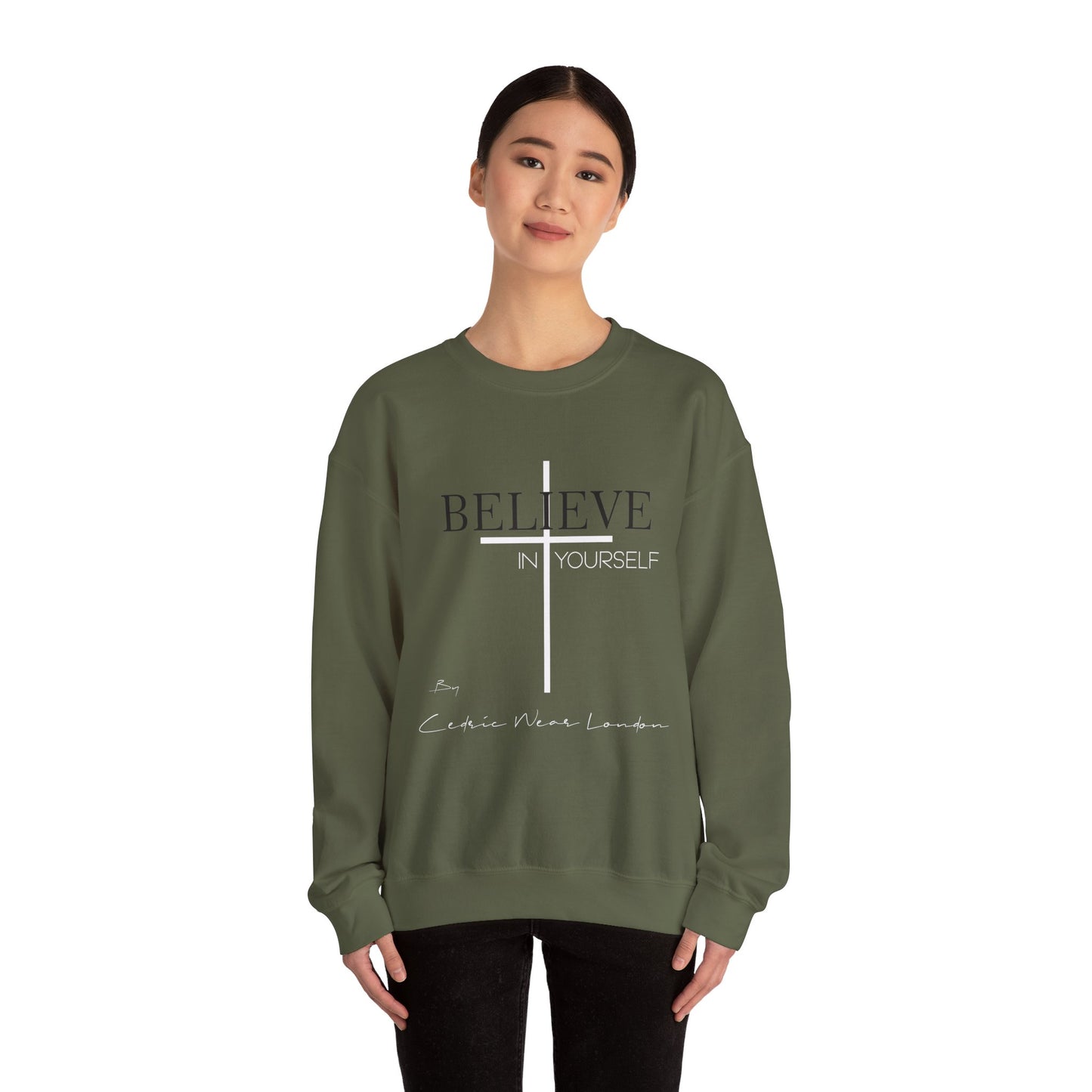 Believe in yourself - By Cedric Wear London - Unisex Heavy Blend™ Crewneck Sweatshirt