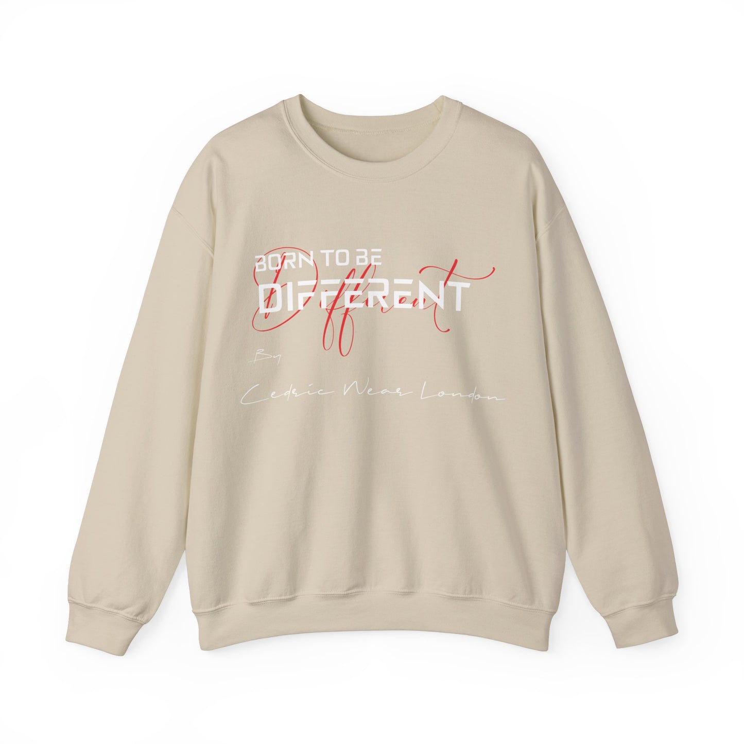 Born to be different - by Cedric Wear London , Unisex Heavy Blend™ Crewneck Sweatshirt