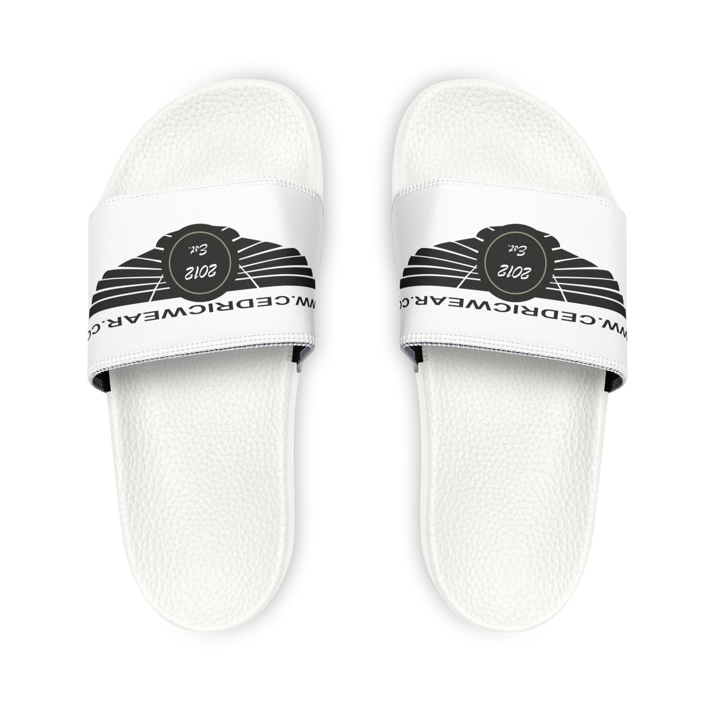 (Kids)Youth PU Slide Sandals - by Cedric Wear London