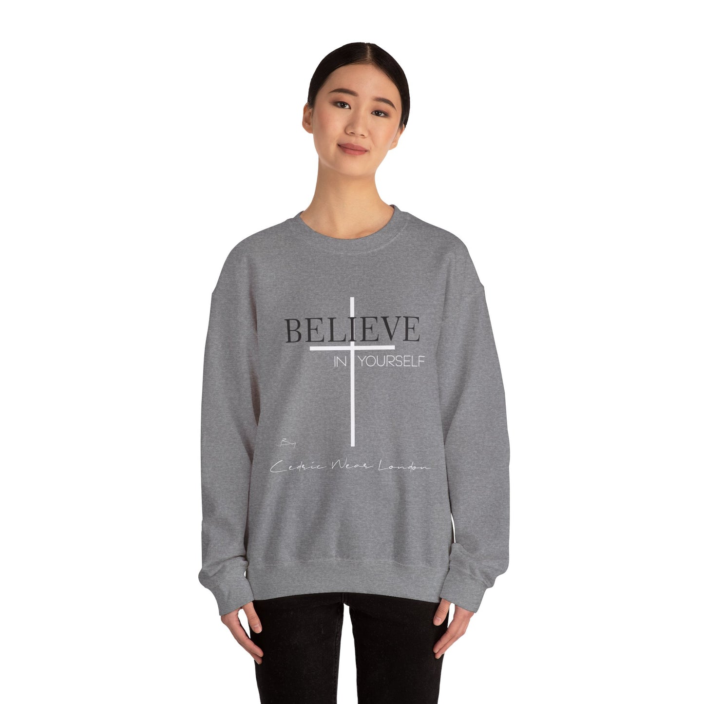 Believe in yourself - By Cedric Wear London - Unisex Heavy Blend™ Crewneck Sweatshirt