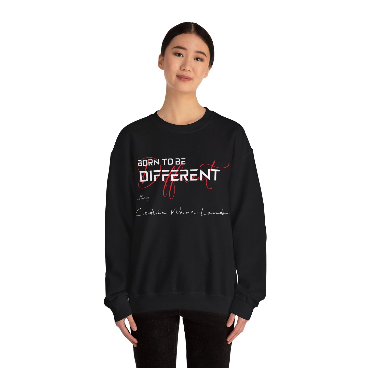 Born to be different - by Cedric Wear London , Unisex Heavy Blend™ Crewneck Sweatshirt