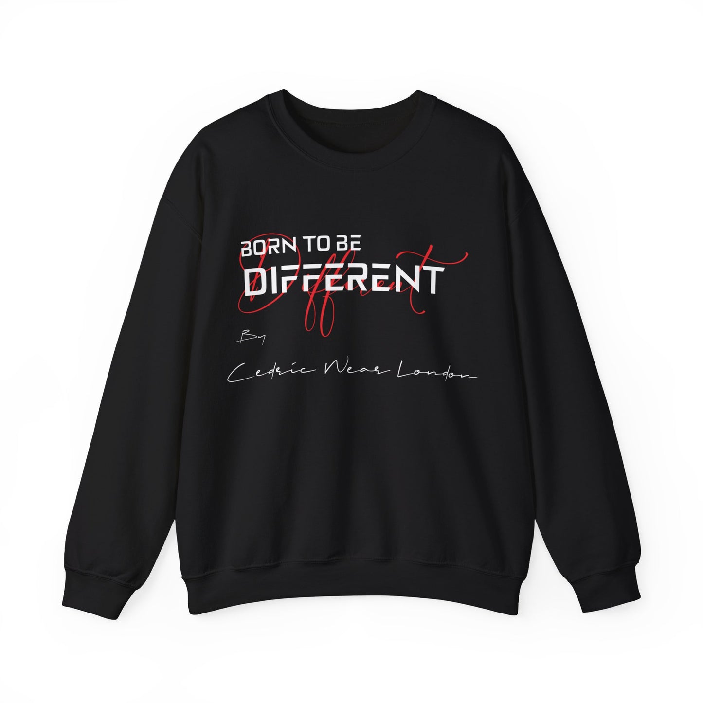 Born to be different - by Cedric Wear London , Unisex Heavy Blend™ Crewneck Sweatshirt