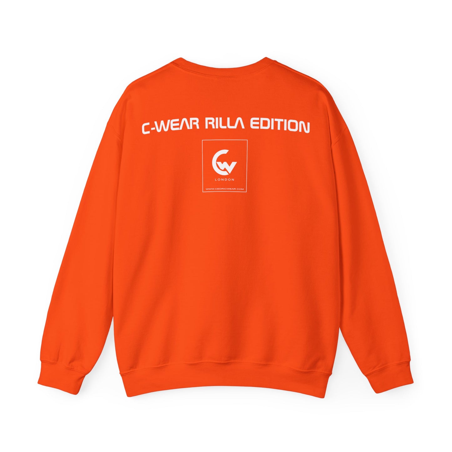 Rilla Grey Face - Crewneck Sweatshirt By Cedric Wear London