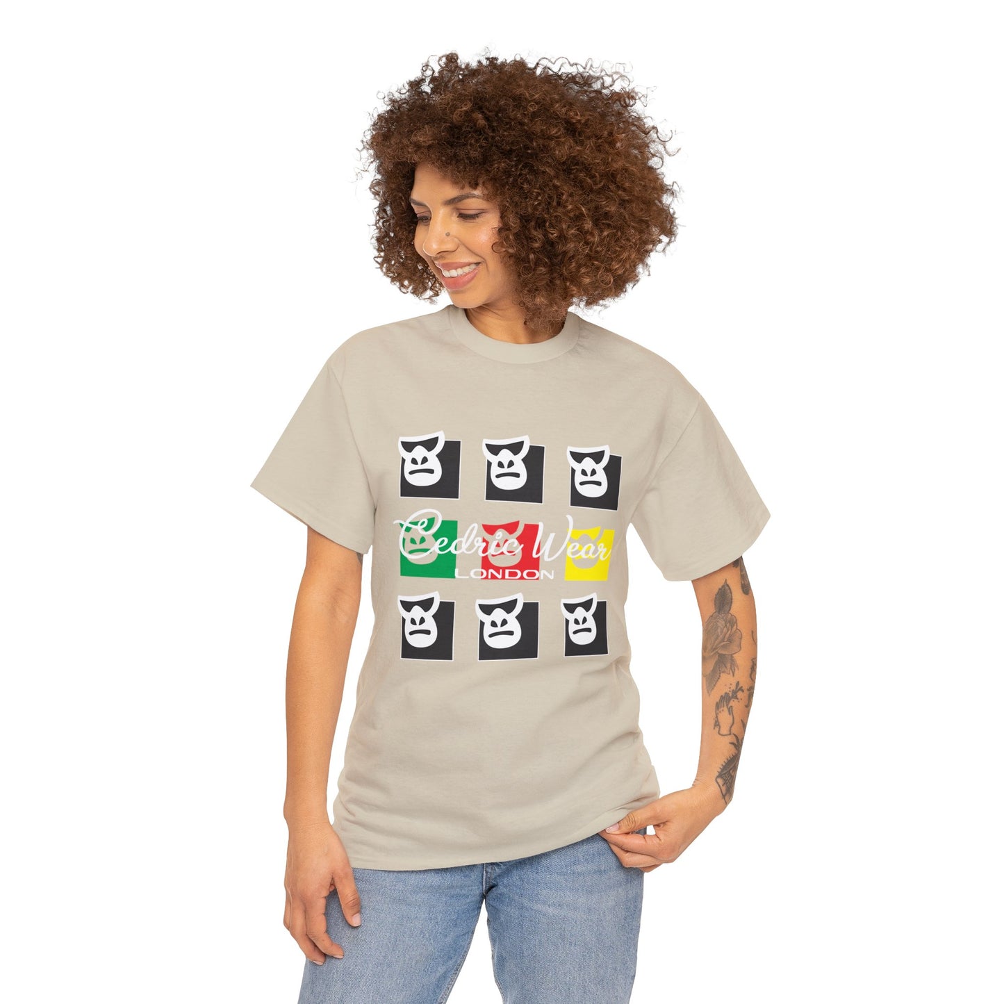 Unisex Heavy Cotton Tee - Rilla Edition - by Cedric Wear London