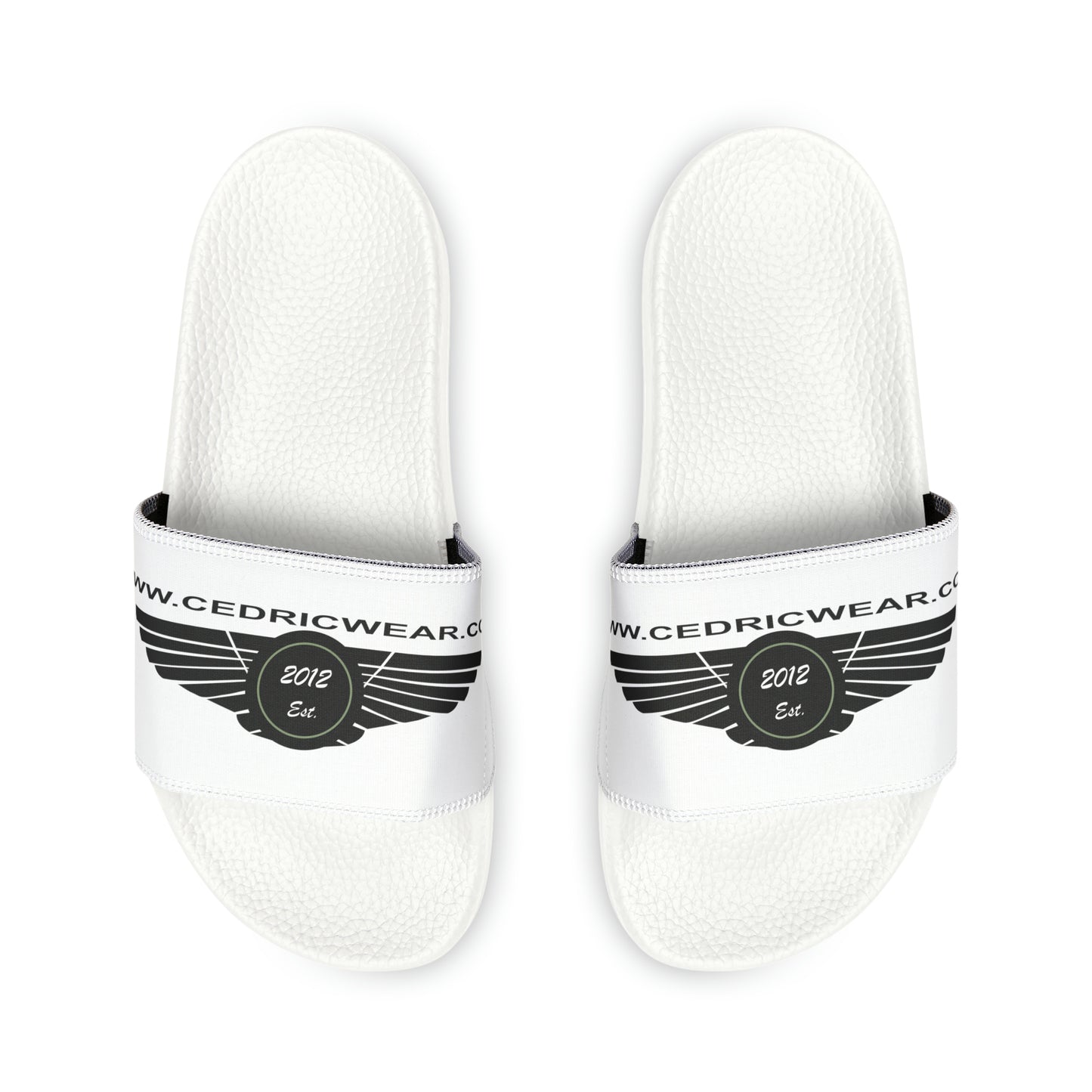 (Kids)Youth PU Slide Sandals - by Cedric Wear London