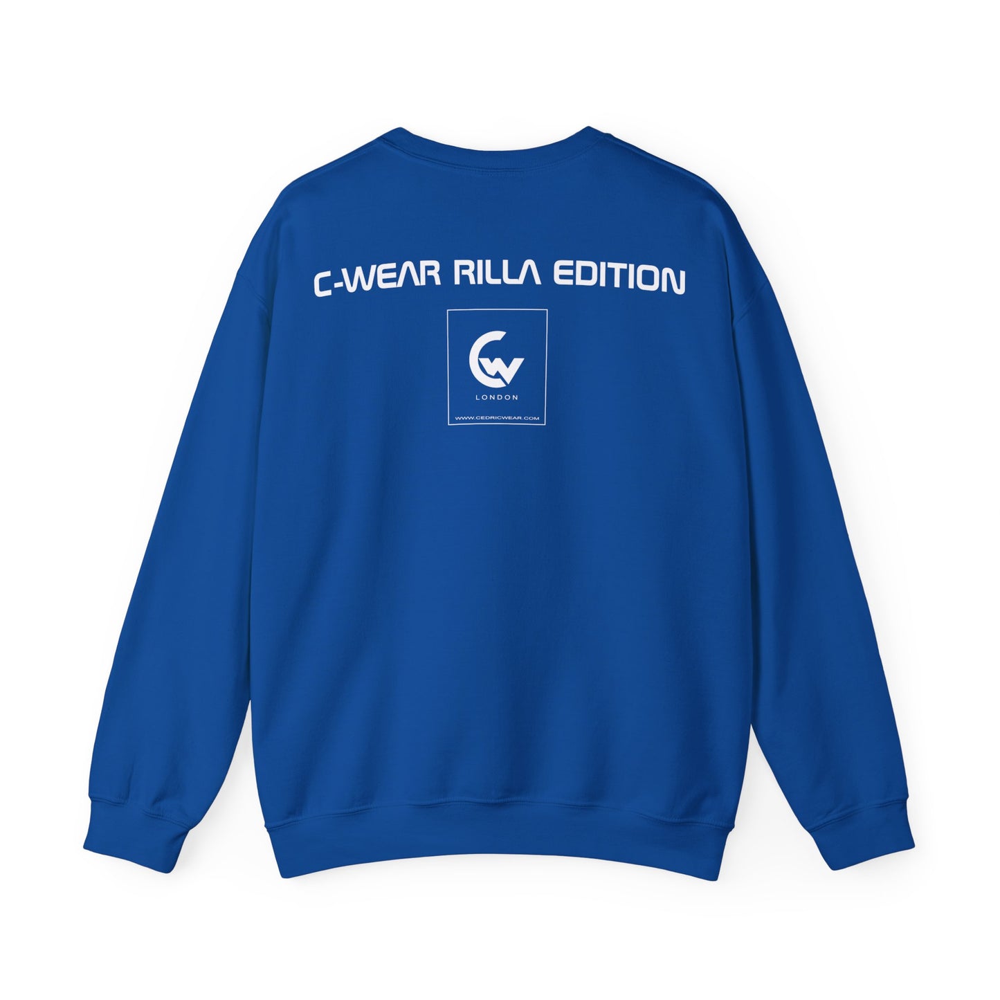 Rilla Grey Face - Crewneck Sweatshirt By Cedric Wear London