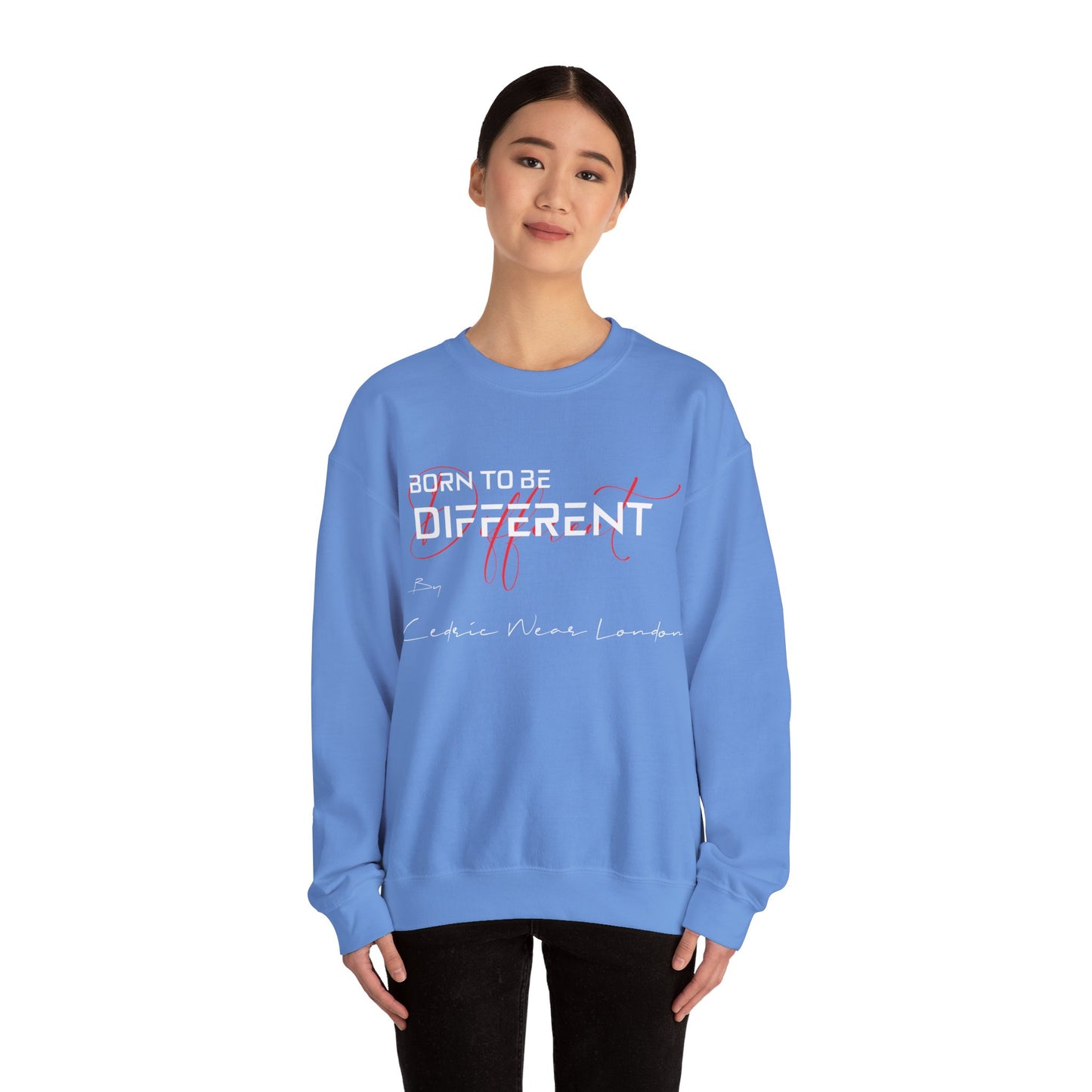 Born to be different - by Cedric Wear London , Unisex Heavy Blend™ Crewneck Sweatshirt