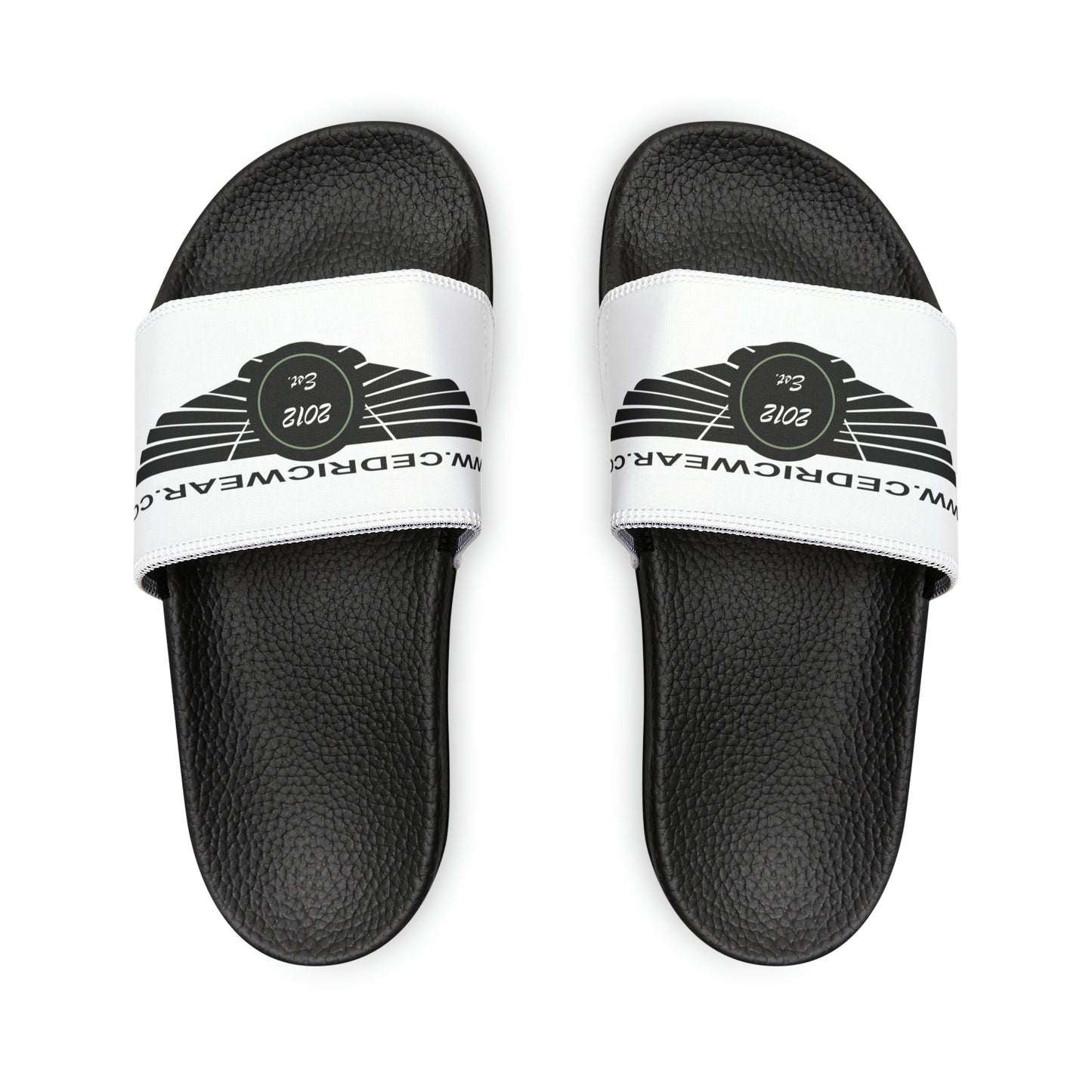 (Kids)Youth PU Slide Sandals - by Cedric Wear London