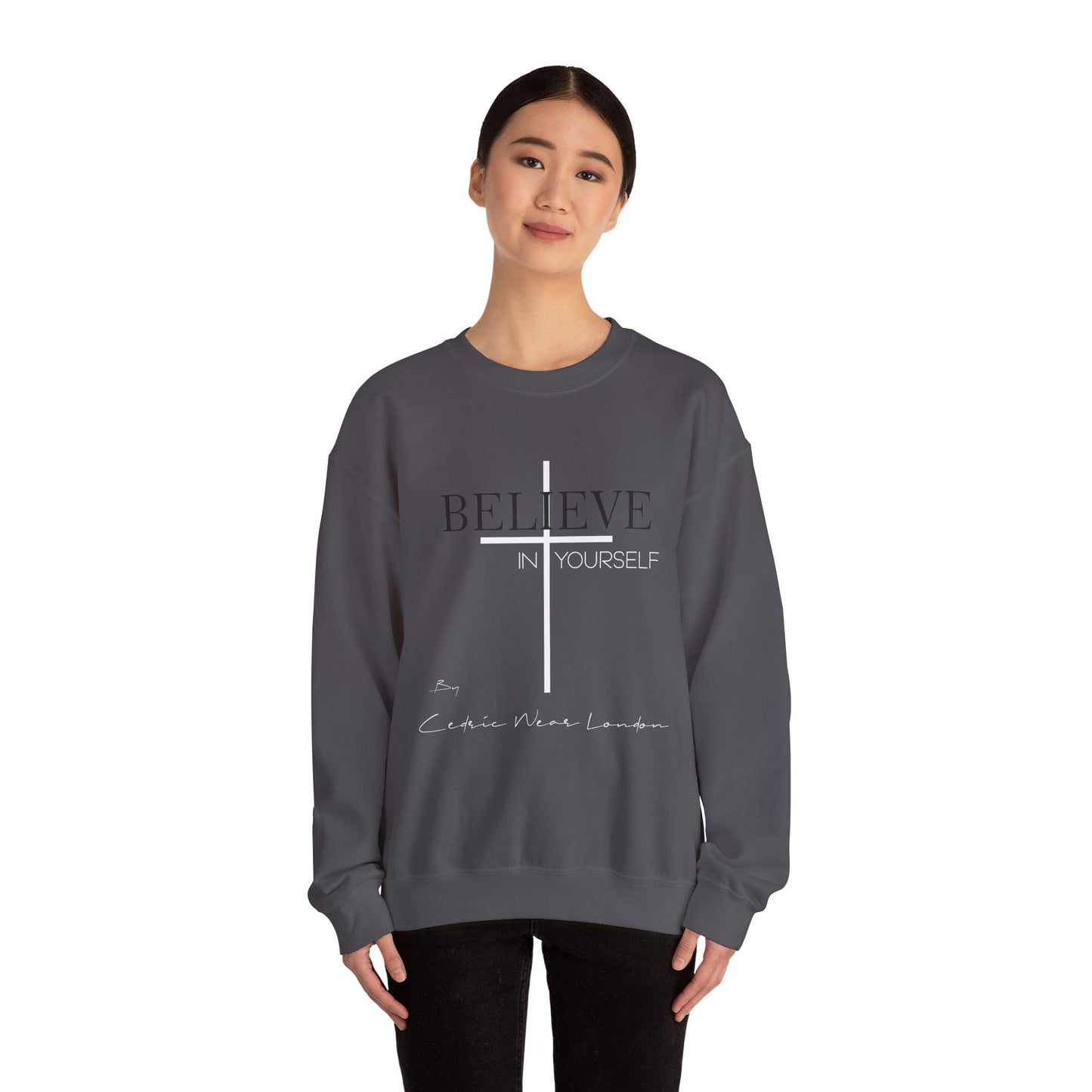 Believe in yourself - By Cedric Wear London - Unisex Heavy Blend™ Crewneck Sweatshirt