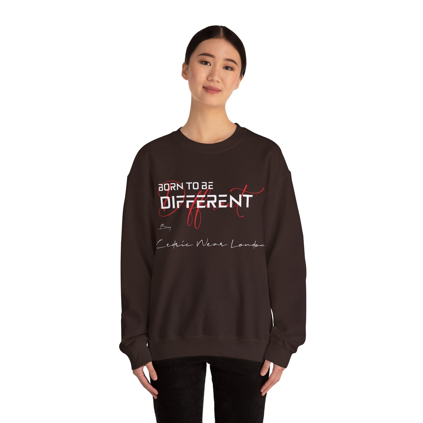 Born to be different - by Cedric Wear London , Unisex Heavy Blend™ Crewneck Sweatshirt