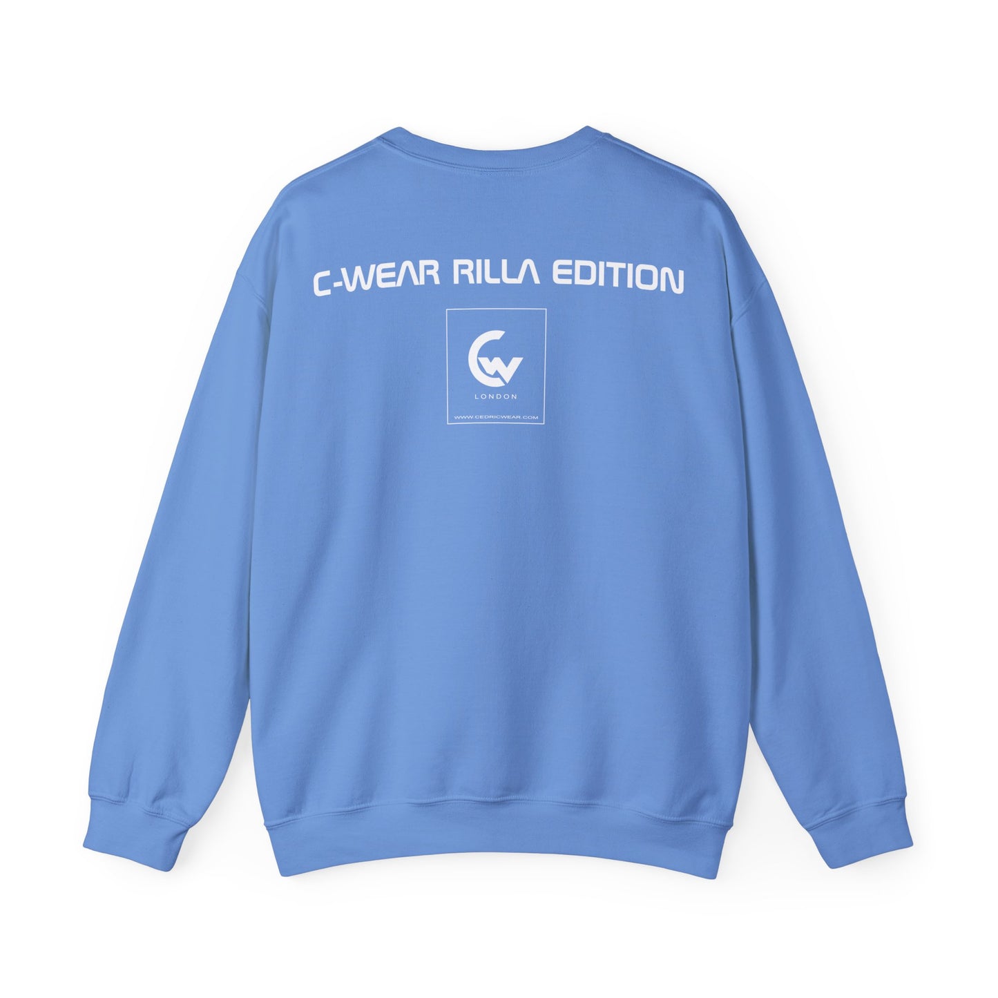 Rilla Grey Face - Crewneck Sweatshirt By Cedric Wear London